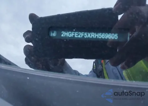 2024 Honda Civic Sport z USA, uszkodzony, nr VIN 2HGFE2F5XRH569605